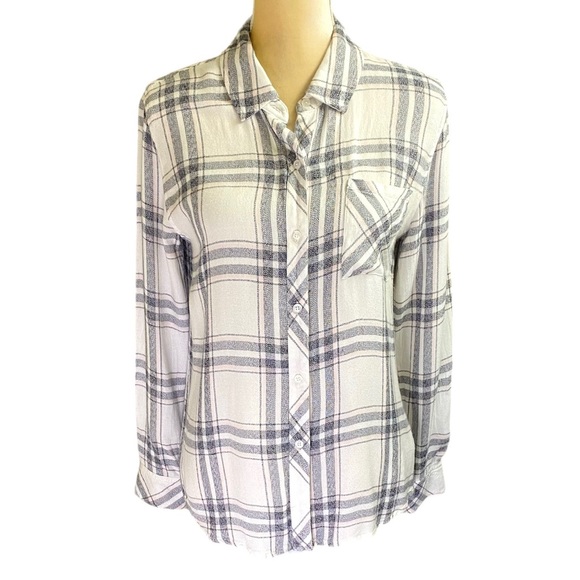 Rails Hunter Plaid Button-Front Shirt - Picture 2 of 11